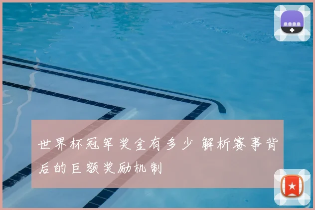世界杯冠军奖金有多少 解析赛事背后的巨额奖励机制